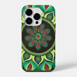 Elegante Green Mandala | Bohemian Zen Minimalist