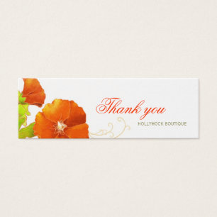 Elegante Hollyhocks Obrigado