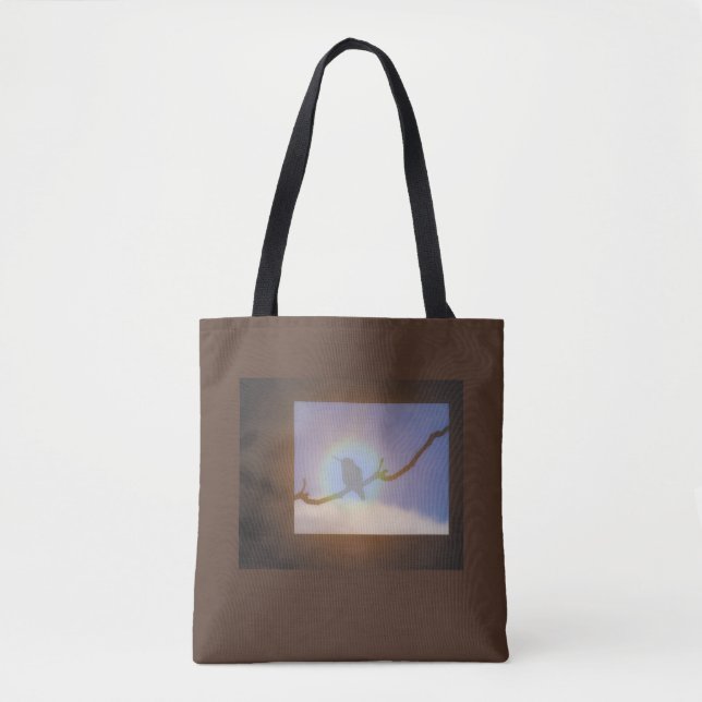 Elegante Hummingbird Simples Bolsa (Frente)