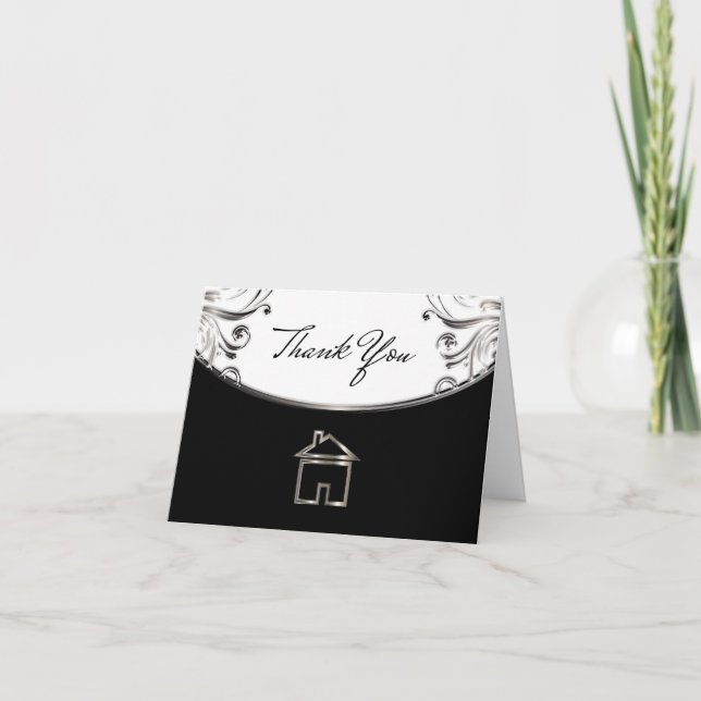 Elegante Imóveis Obrigado Cartões (Frente)