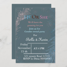 Elegante inverno revela convite