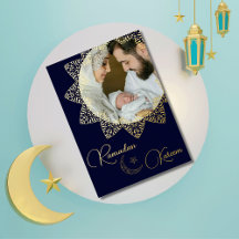 Elegante Islâmico Mandala Ramadan Kareem Foto Foil