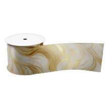 Elegante Ivory e Dourada Marbled