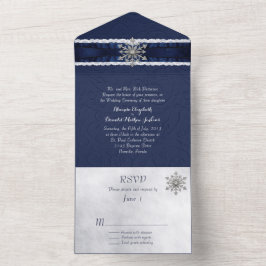 Elegante Jeweled Snowflake