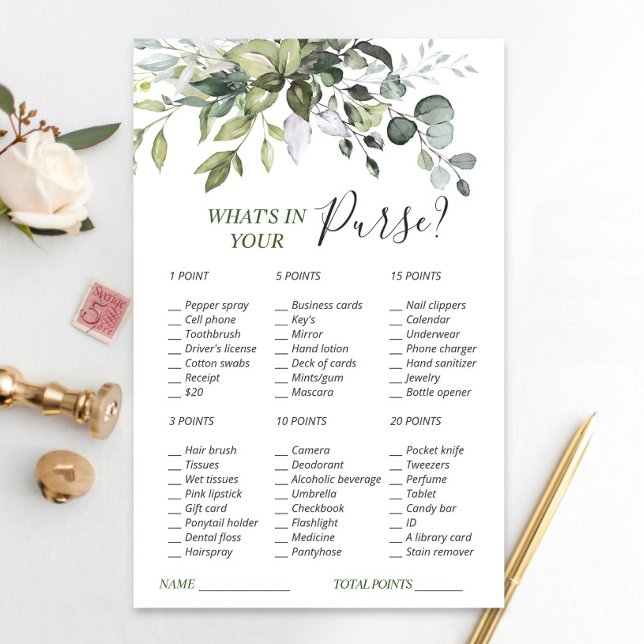 Elegante Jogo de Chá de panela Eucalyptus Greenery (Criador carregado)