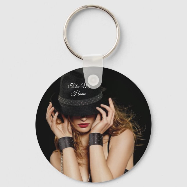 Elegante Lady Chaveiro (Frente)