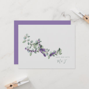 Elegante Lavanda Casamento Salve a Data