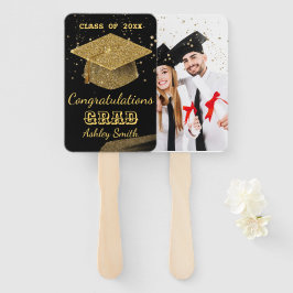 elegante Leque de Mão para Formatura