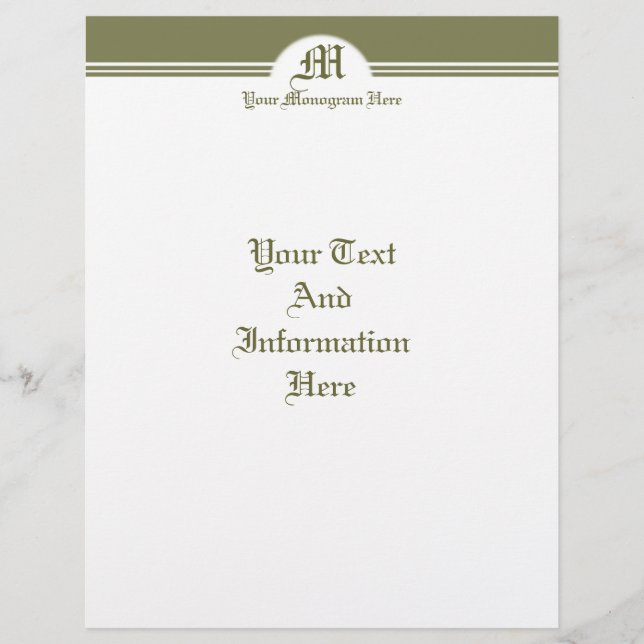 Elegante Letterhead (Frente)