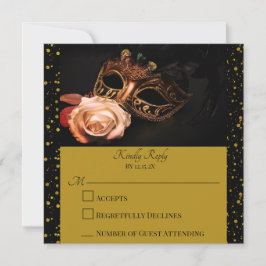 Elegante Mascarada e Rosa Branca