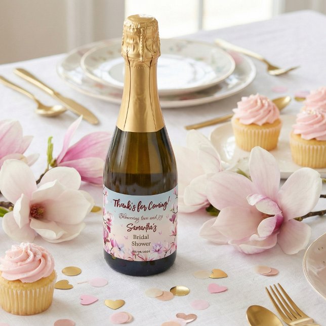 Elegante Mini Chuveiro de Noiva Floral Rosa (Criador carregado)