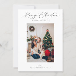 Elegante Minimalista Feliz Natal V Foto