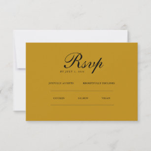 Elegante minimalista   Site de RSVP e QR