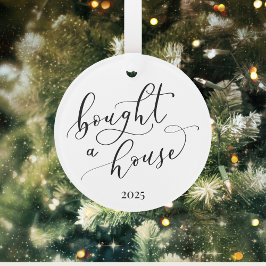 Elegante Mínimo Comprou Um Ornamento De Casa