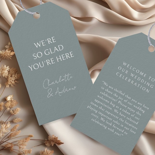 Elegante, mínimo, manuscrito, etiqueta de presente (Criador carregado)