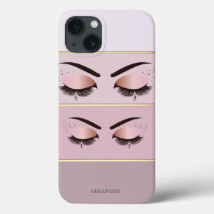 Elegante Moderno Chic Listrado, Cílios