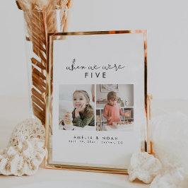 Elegante Moderno Quando Íamos Número Da Tabela Fot