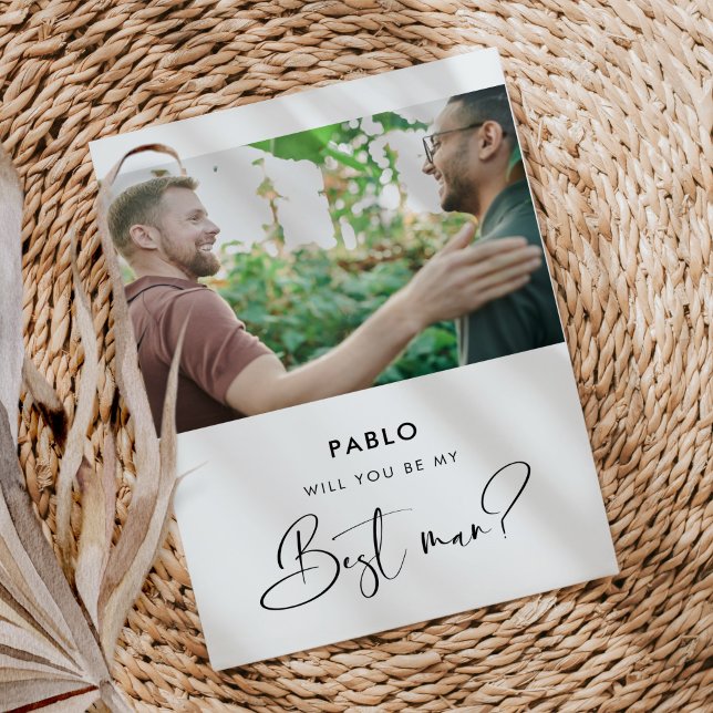 Elegante moderno, será meu melhor cartão com fotos (Criador carregado)