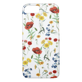Elegante Moderno Vintage Wildflower Poppy Daisy