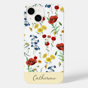 Elegante moderno Wildflower Name em branco