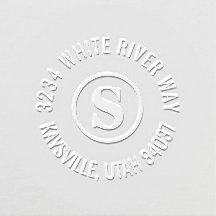 Elegante Monograma Embosser