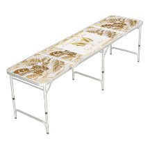 Elegante Monstera Monogramada Dourado Casamento