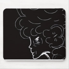 Elegante Mousepad de Senhora Idosa