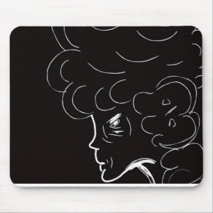 Elegante Mousepad de Senhora Idosa
