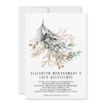 Elegante Olivais | Convite Botânico Boho