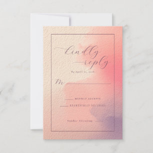 Elegante Ombré Pastel RSVP
