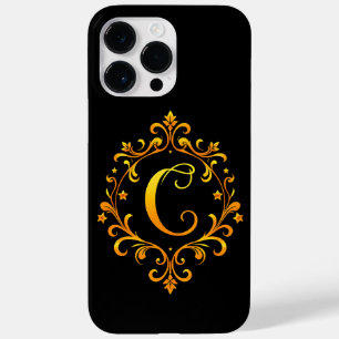 Elegante Ouro C - Letra Monograma