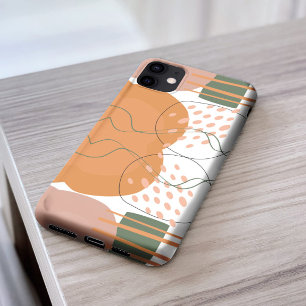 Elegante padrão abstrato rosa verde chic estético