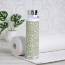 Elegante padrão botânico em verde sálvia