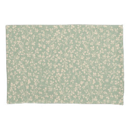 Elegante padrão botânico verde sálvia