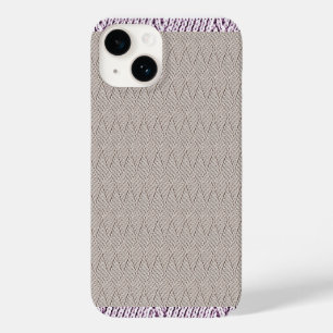 Elegante Padrão de Tricô em Creme Claro com Diaman