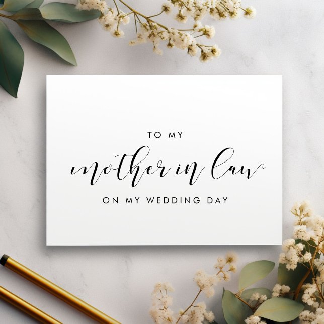 Elegante para minha sogra no meu cartão do dia de  (Criador carregado)