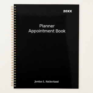 Elegante Planejador Pessoal Minimalista com Logoti