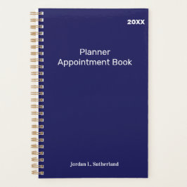 Elegante Planejador Pessoal Minimalista com Logoti