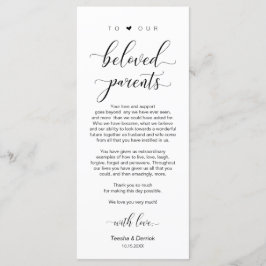 Elegante preto clássico, Cartões de agradecimentos