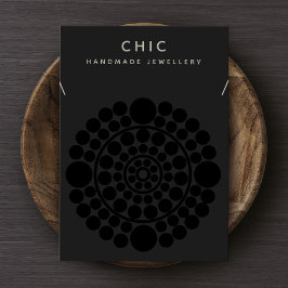 Elegante preto do colar em preto