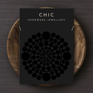 Elegante preto do colar em preto