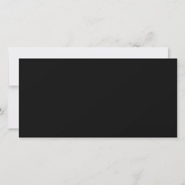 Elegante Preto Sólido (Frente)