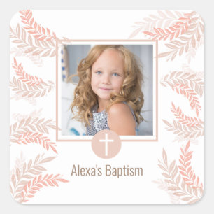 Elegante, primeiro e sagrado adesivos e etiquetas