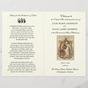 Elegante Programa Católico de Casamento em Massa
