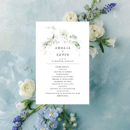 Elegante Programa Terrestre de Casamento por Aquar