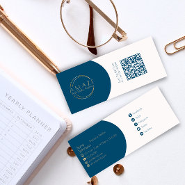 Elegante Property Broker Cartão de visita de Códig