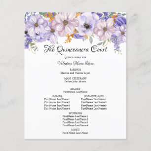 Elegante Purple Dourado Quinceanera