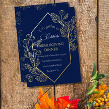 Elegante Quadro de Frutas de Outono Escrito em Azu