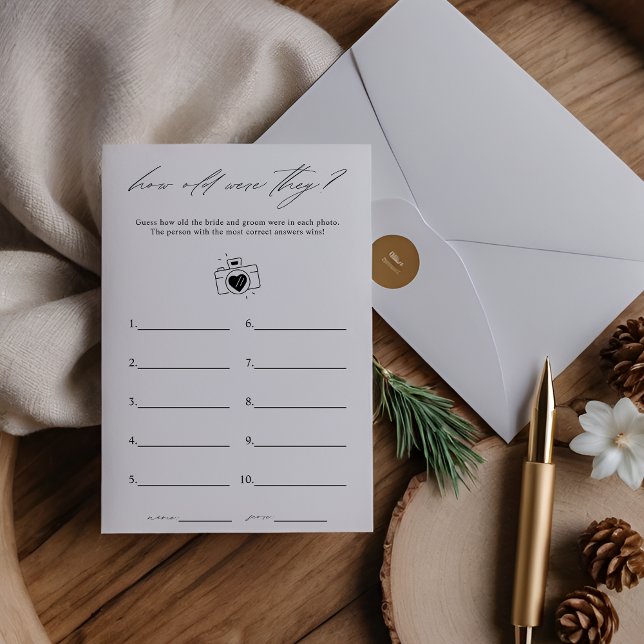 Elegante Quantos Anos Eles Tinham O Jogo De Chá de (Criador carregado)