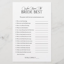 Elegante Que Conhece O Jogo Do Chá de panela